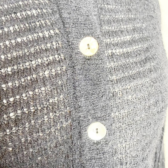 Aritzia Wilfred Cardigan Black Mohair Alpaca Blend Loose Knit Small - Picture 7 of 8